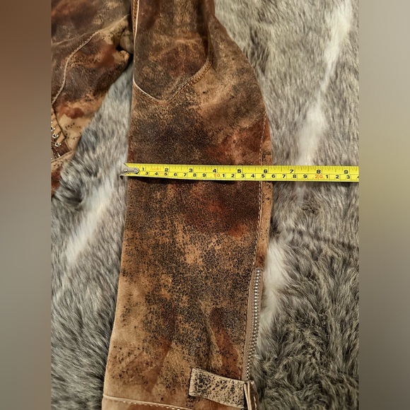 Men’s GIMO’S 100% pelle leather jacket medium small brown tan - Picture 7 of 16